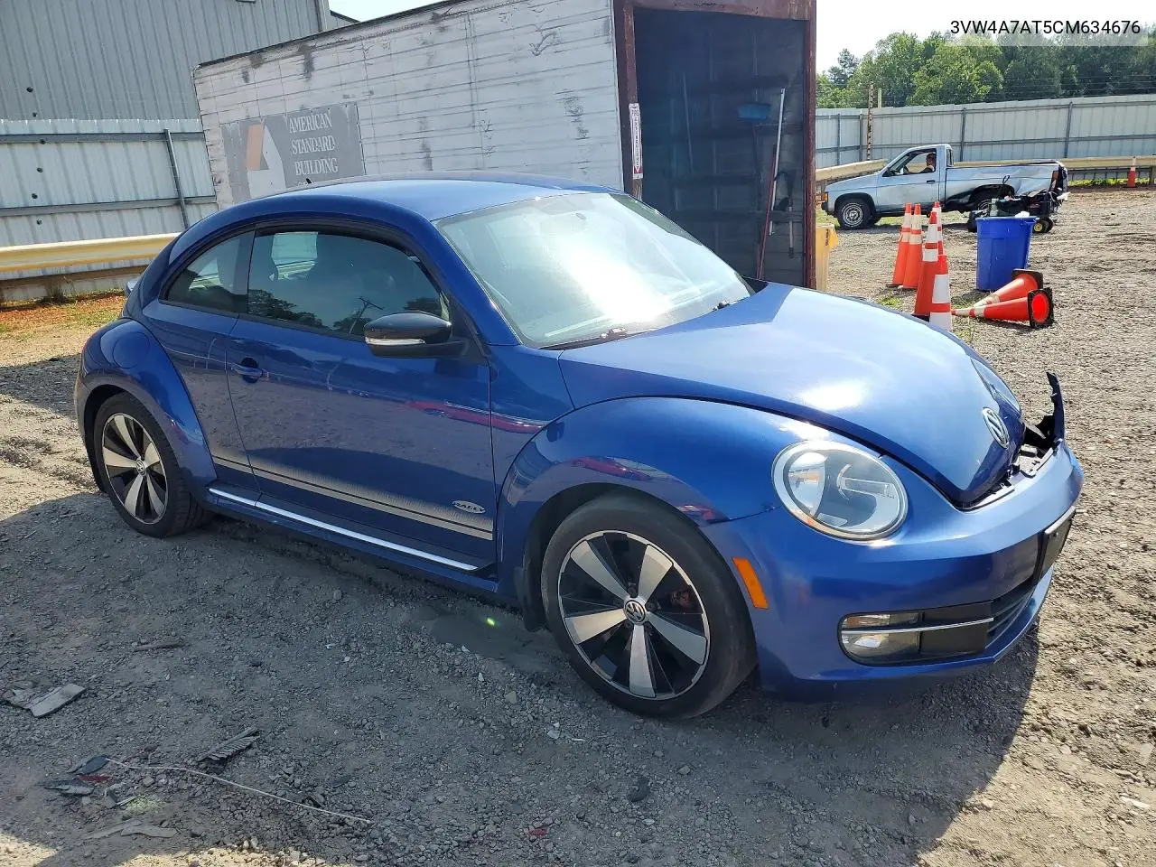 2012 Volkswagen Beetle Turbo VIN: 3VW4A7AT5CM634676 Lot: 60782876