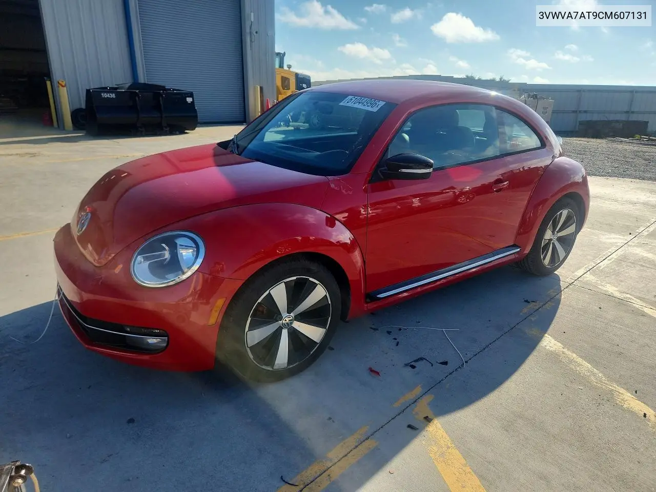 2012 Volkswagen Beetle Turbo VIN: 3VWVA7AT9CM607131 Lot: 61044996