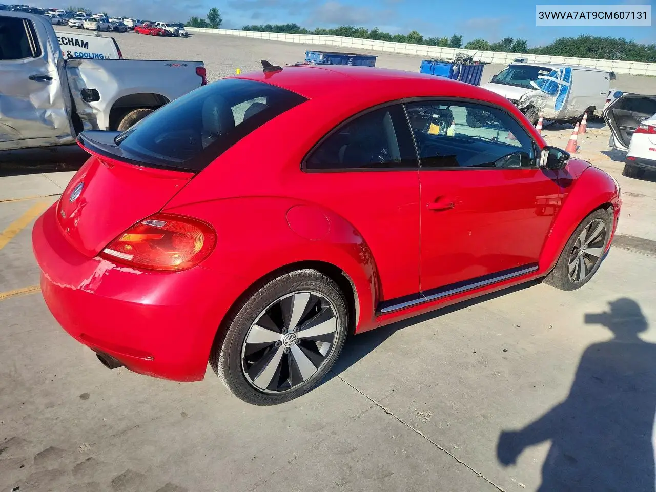 2012 Volkswagen Beetle Turbo VIN: 3VWVA7AT9CM607131 Lot: 61044996