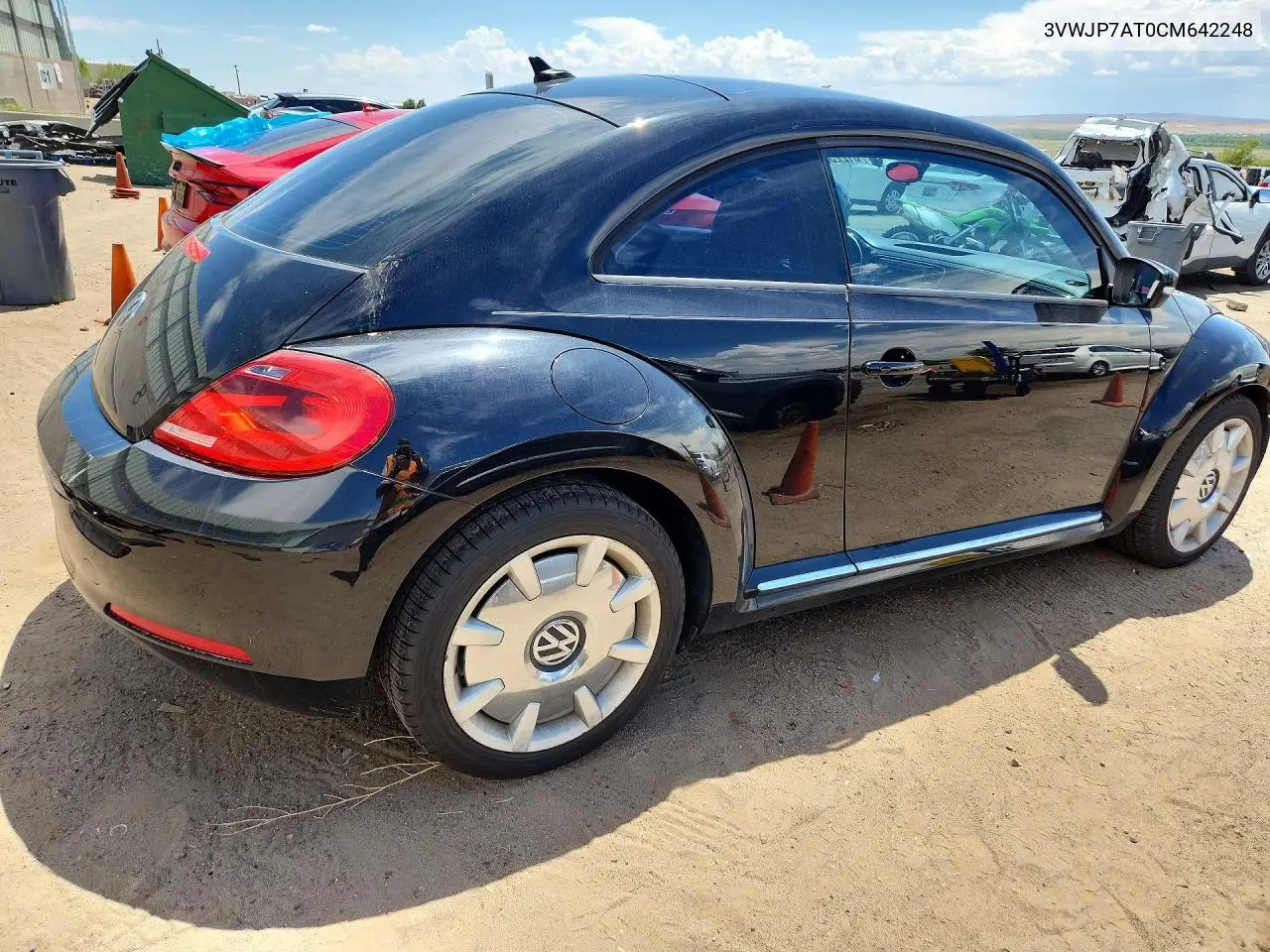 2012 Volkswagen Beetle VIN: 3VWJP7AT0CM642248 Lot: 61225856