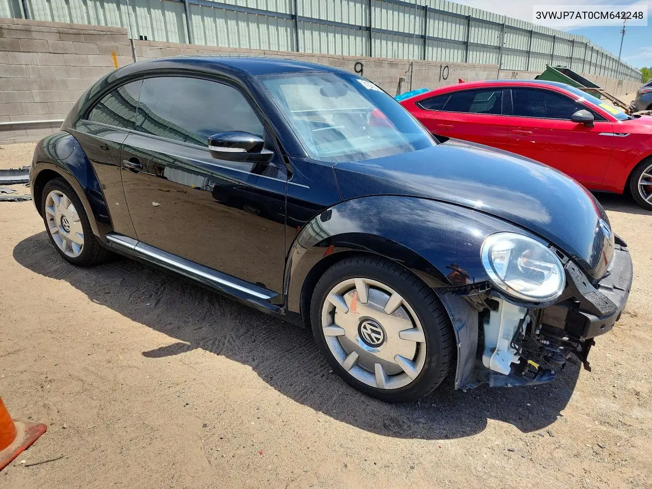 2012 Volkswagen Beetle VIN: 3VWJP7AT0CM642248 Lot: 61225856