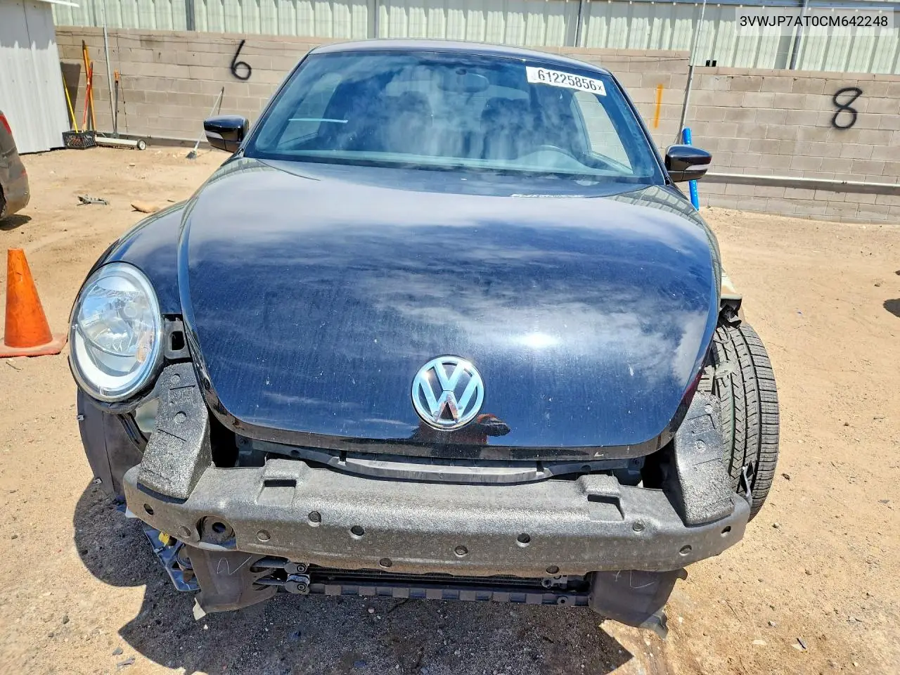 2012 Volkswagen Beetle VIN: 3VWJP7AT0CM642248 Lot: 61225856