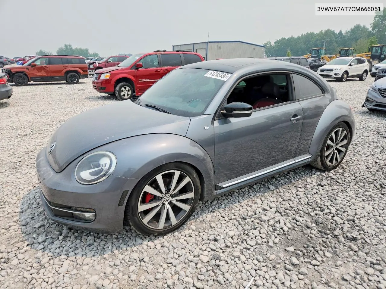 2012 Volkswagen Beetle Turbo VIN: 3VWV67AT7CM666051 Lot: 61243386