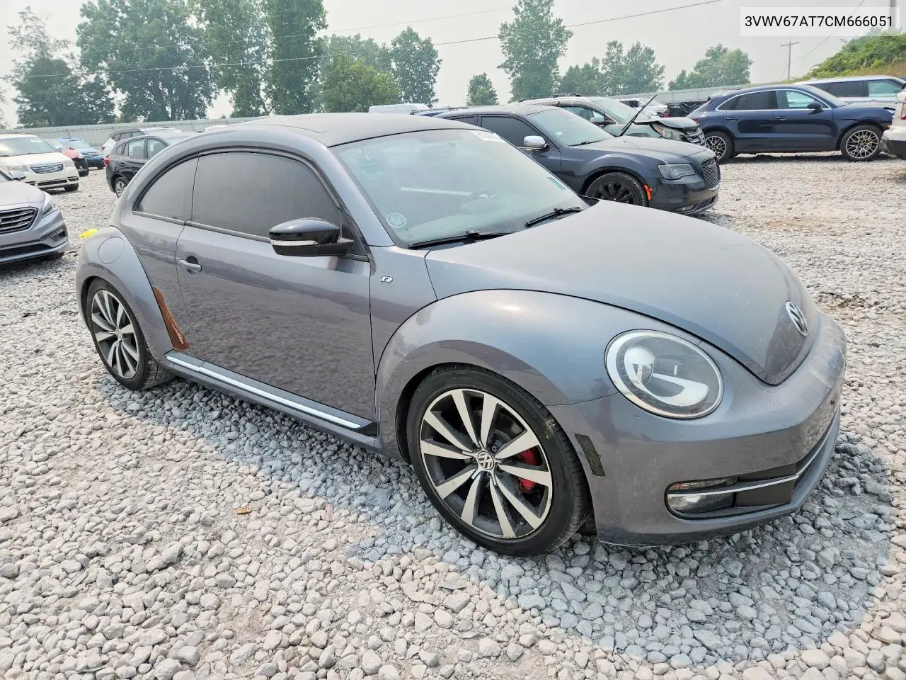 2012 Volkswagen Beetle Turbo VIN: 3VWV67AT7CM666051 Lot: 61243386