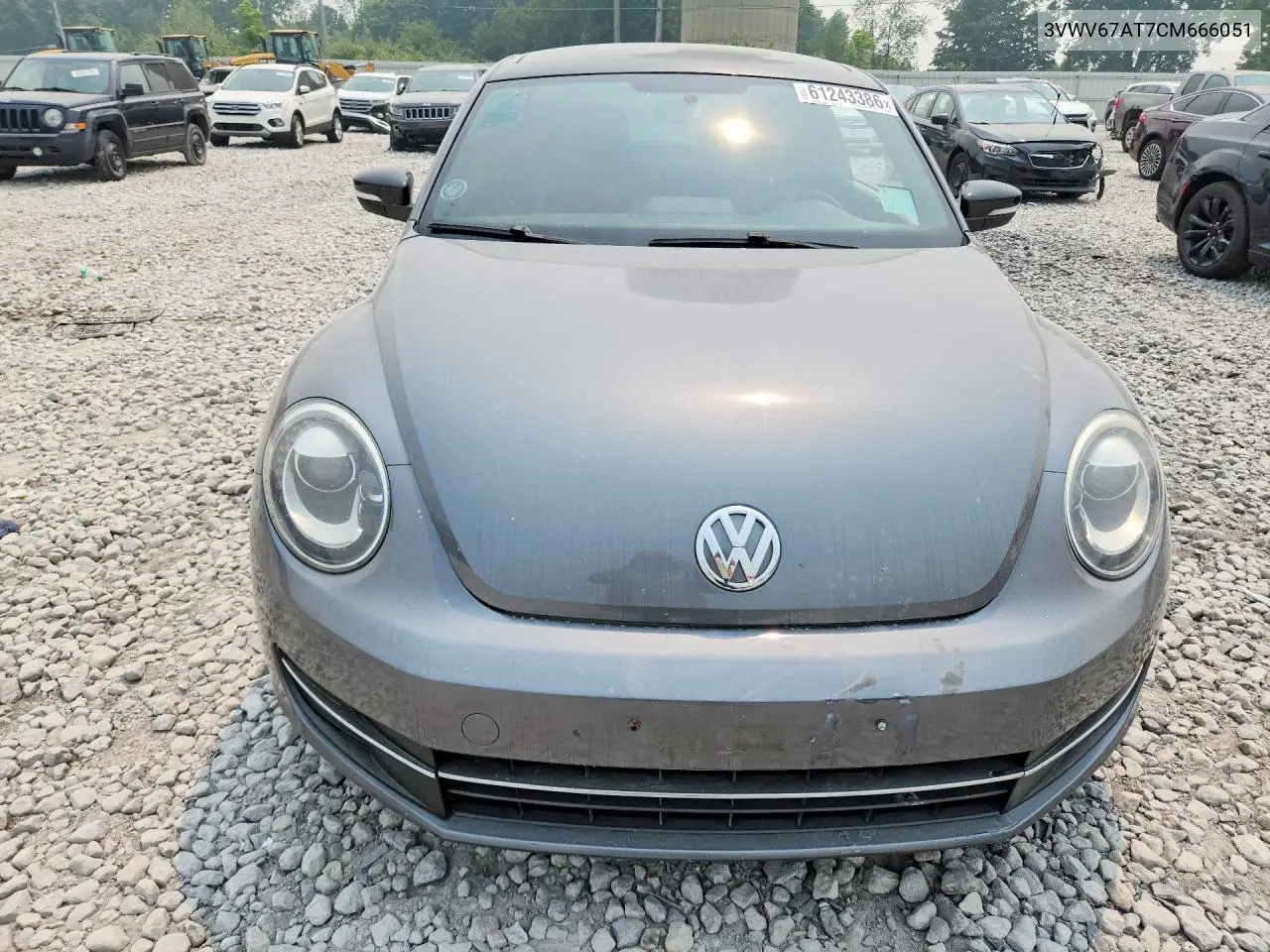 2012 Volkswagen Beetle Turbo VIN: 3VWV67AT7CM666051 Lot: 61243386