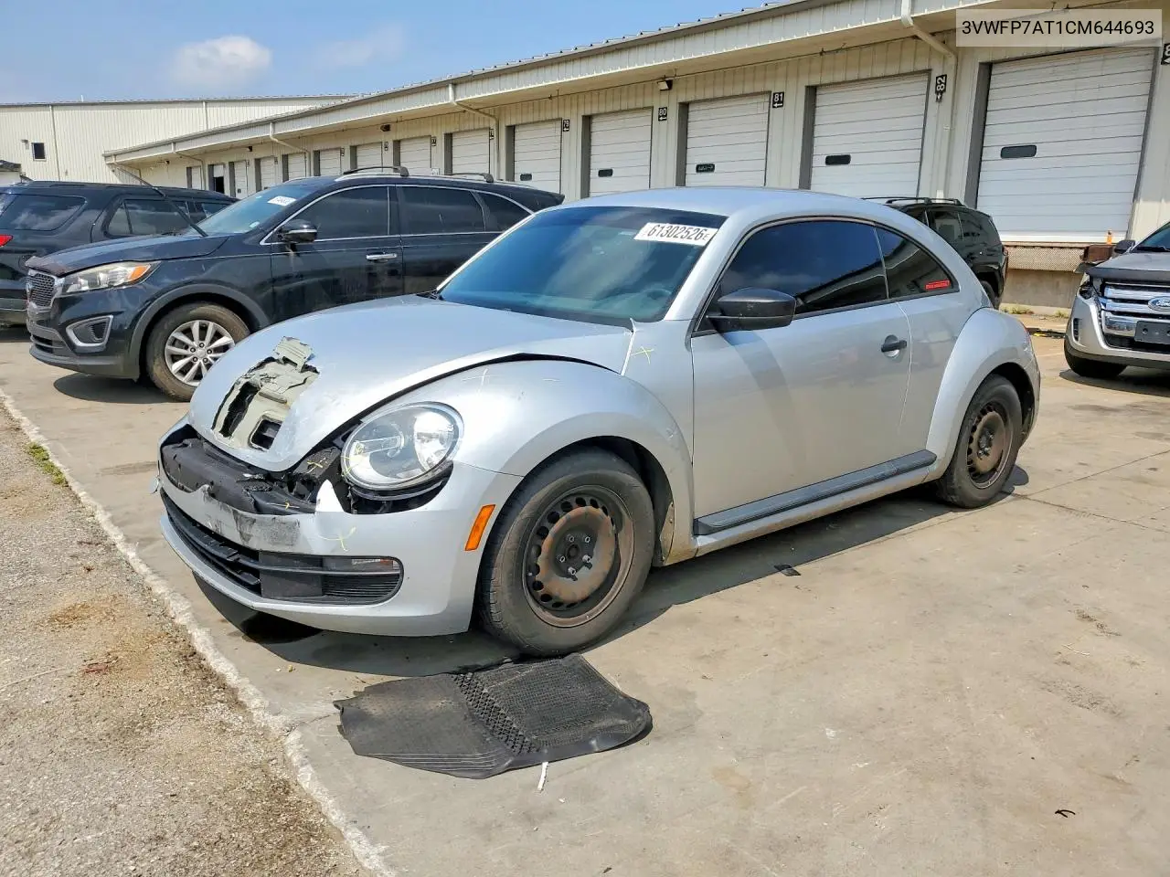 2012 Volkswagen Beetle VIN: 3VWFP7AT1CM644693 Lot: 61302526