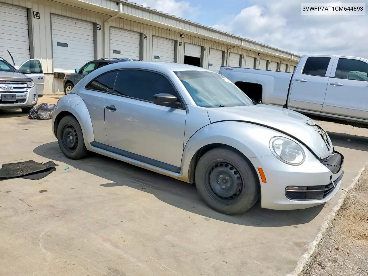 2012 Volkswagen Beetle VIN: 3VWFP7AT1CM644693 Lot: 61302526