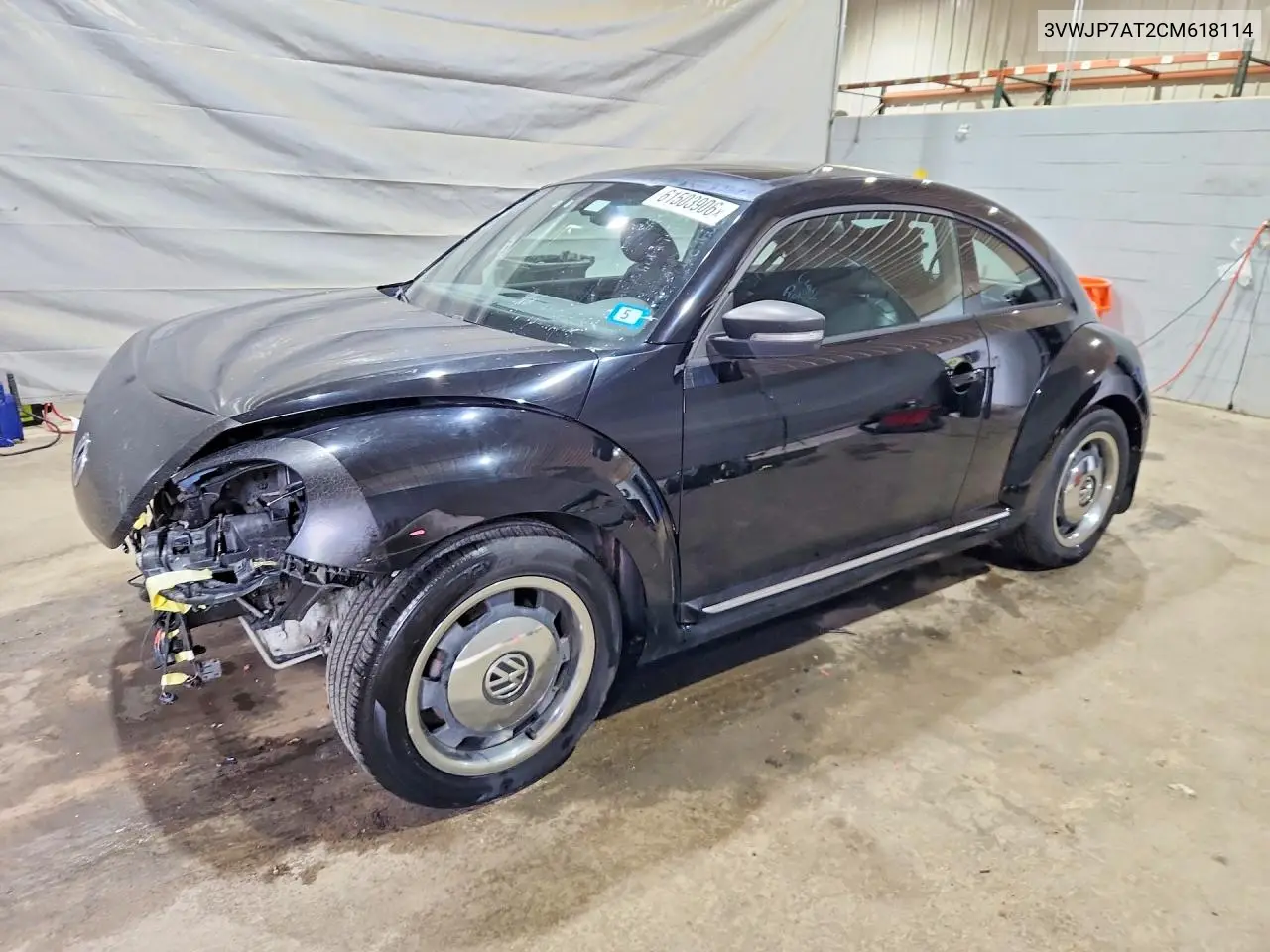 2012 Volkswagen Beetle VIN: 3VWJP7AT2CM618114 Lot: 61503906