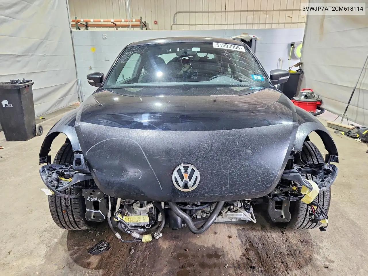 2012 Volkswagen Beetle VIN: 3VWJP7AT2CM618114 Lot: 61503906