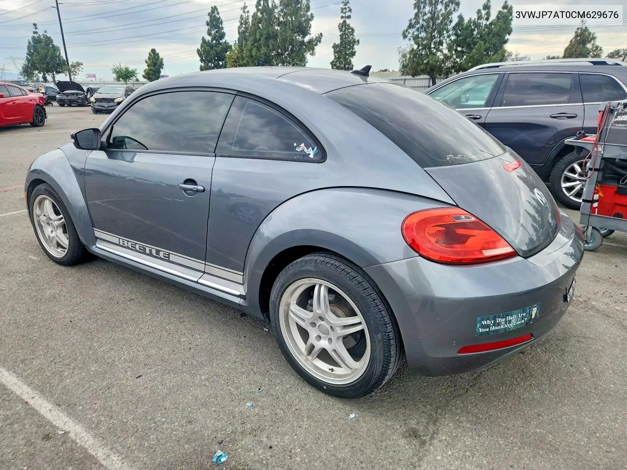 2012 Volkswagen Beetle VIN: 3VWJP7AT0CM629676 Lot: 61622066