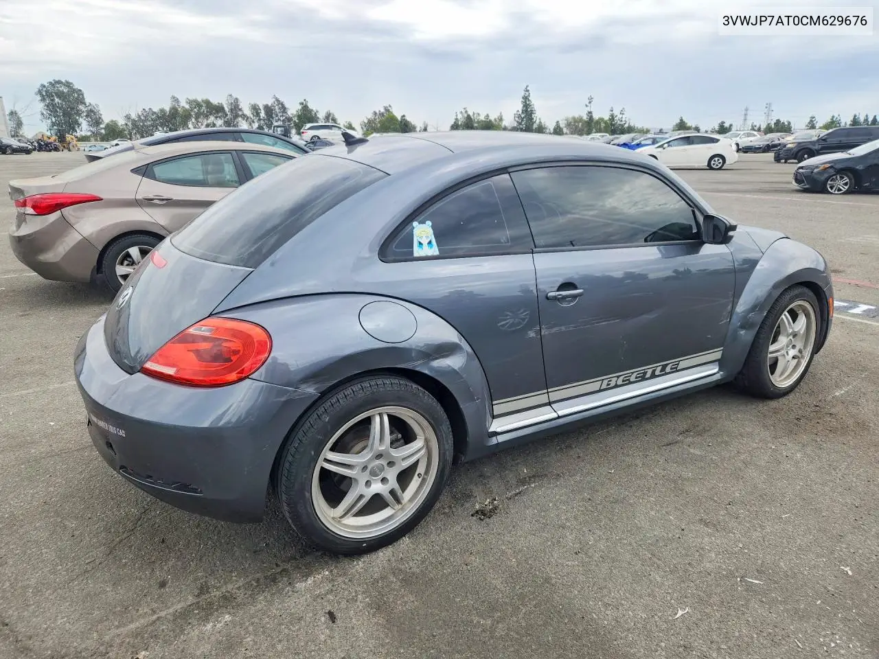 2012 Volkswagen Beetle VIN: 3VWJP7AT0CM629676 Lot: 61622066
