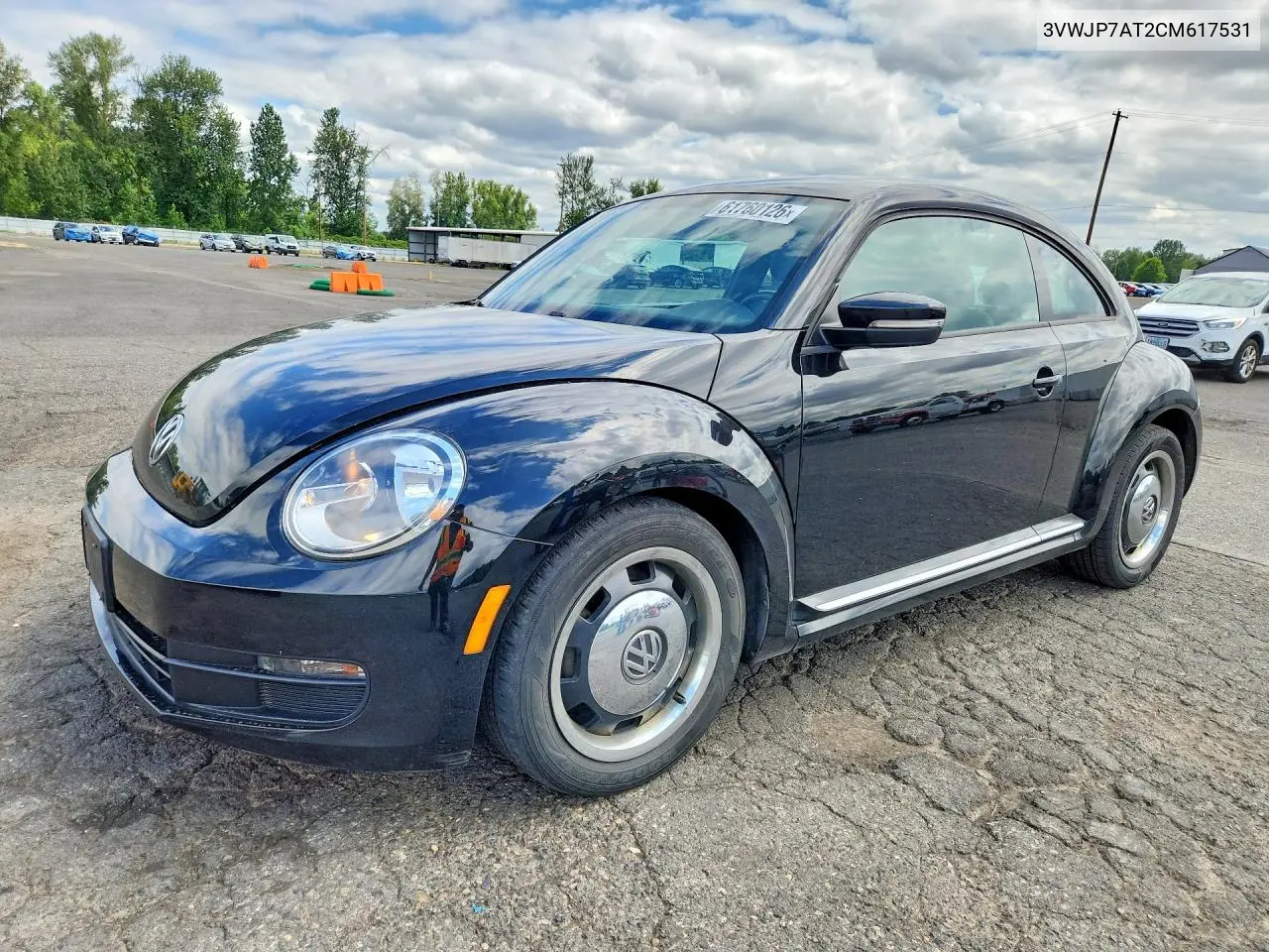 2012 Volkswagen Beetle VIN: 3VWJP7AT2CM617531 Lot: 61760126