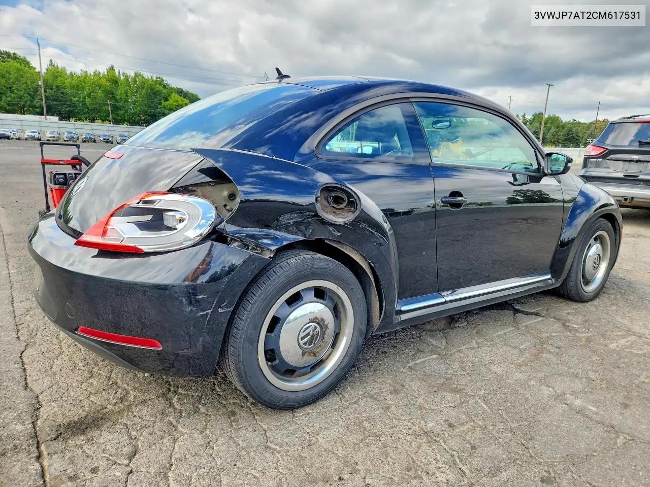2012 Volkswagen Beetle VIN: 3VWJP7AT2CM617531 Lot: 61760126