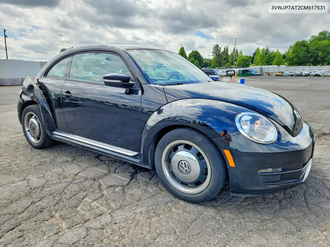 2012 Volkswagen Beetle VIN: 3VWJP7AT2CM617531 Lot: 61760126