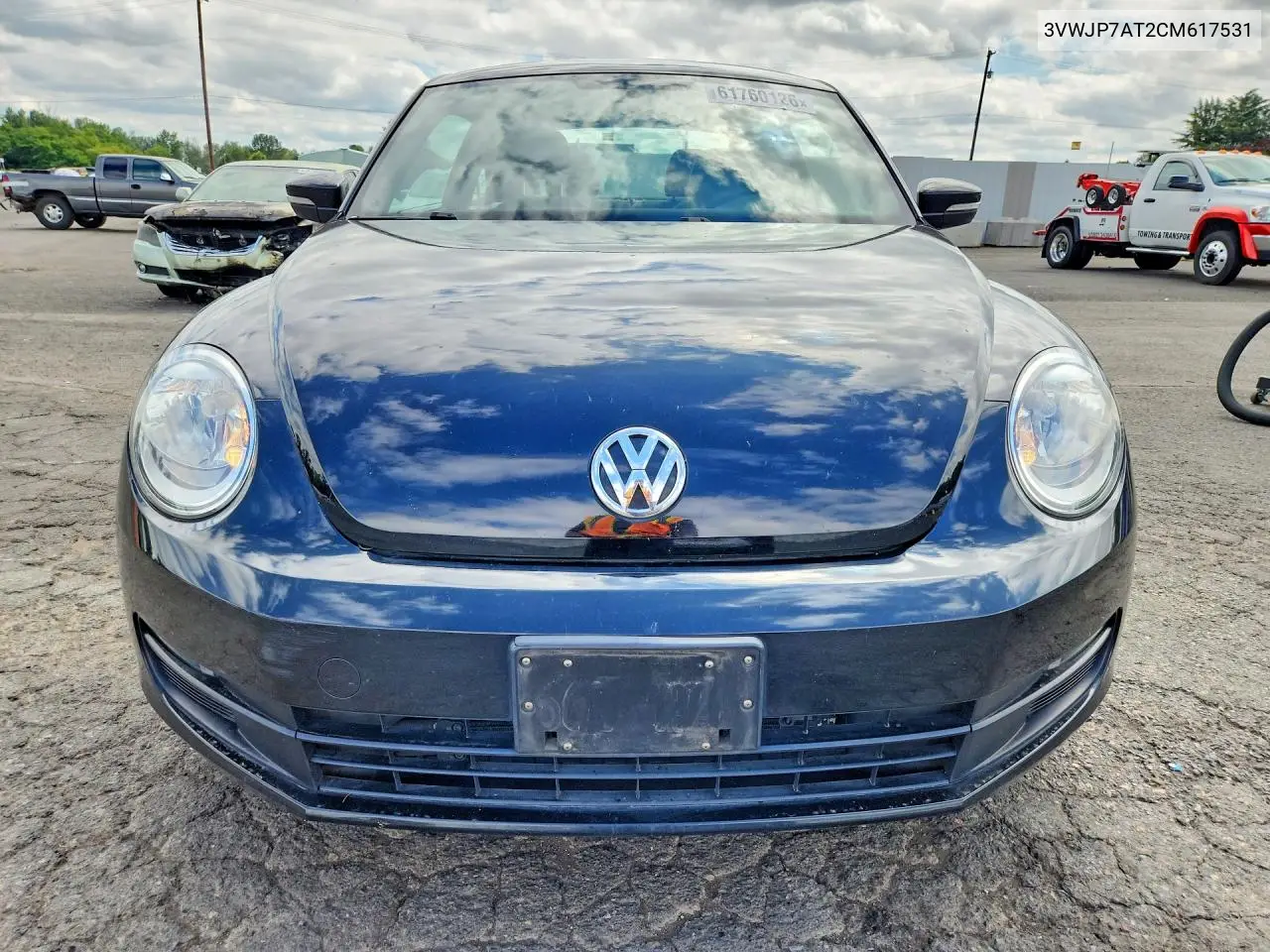 2012 Volkswagen Beetle VIN: 3VWJP7AT2CM617531 Lot: 61760126