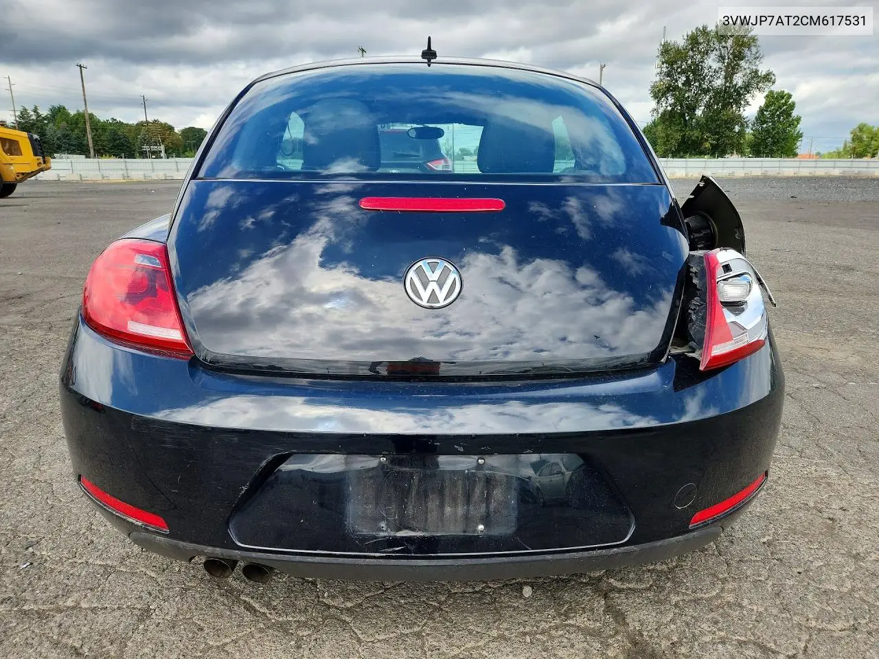 2012 Volkswagen Beetle VIN: 3VWJP7AT2CM617531 Lot: 61760126