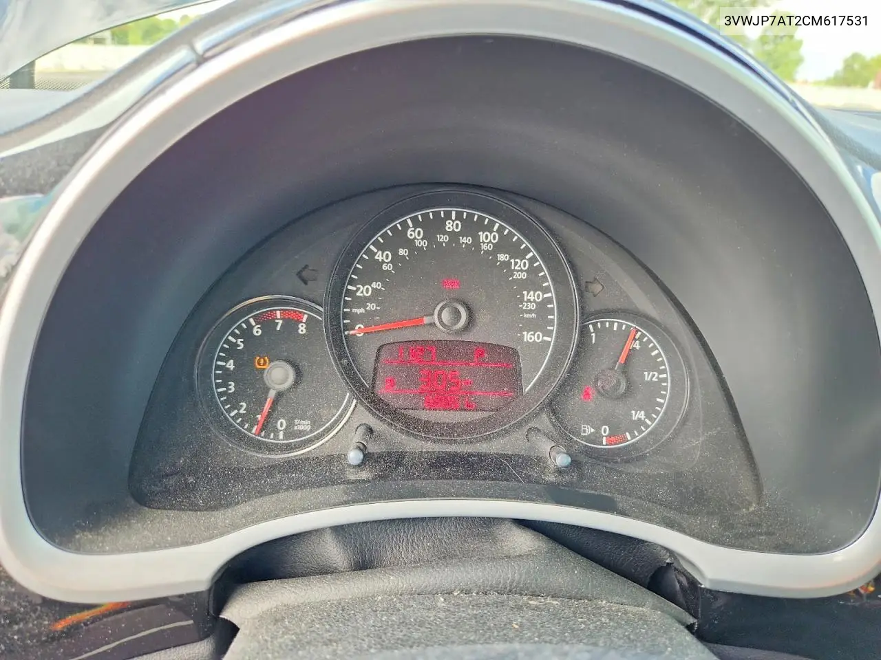 2012 Volkswagen Beetle VIN: 3VWJP7AT2CM617531 Lot: 61760126
