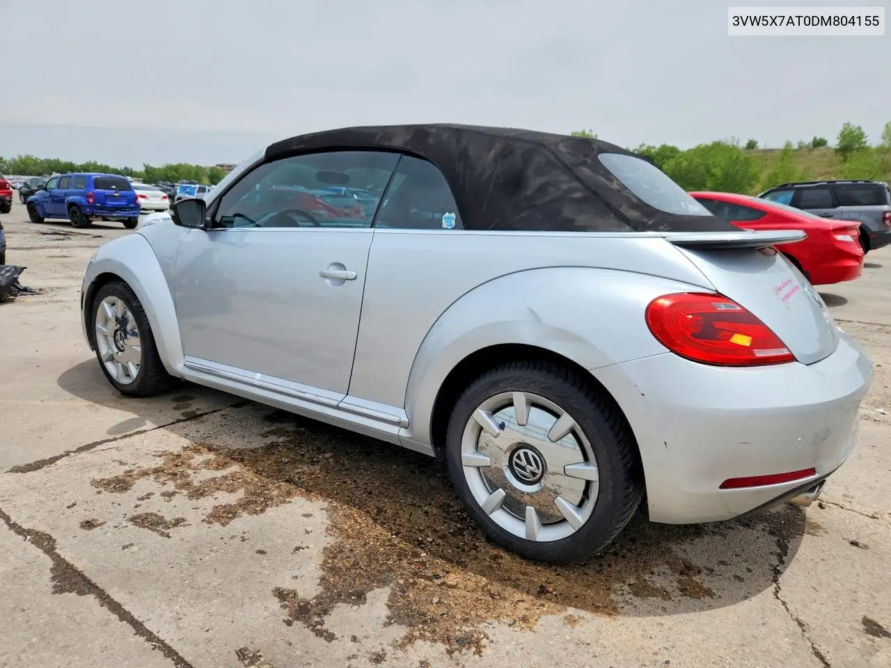 2013 Volkswagen Beetle VIN: 3VW5X7AT0DM804155 Lot: 55952446
