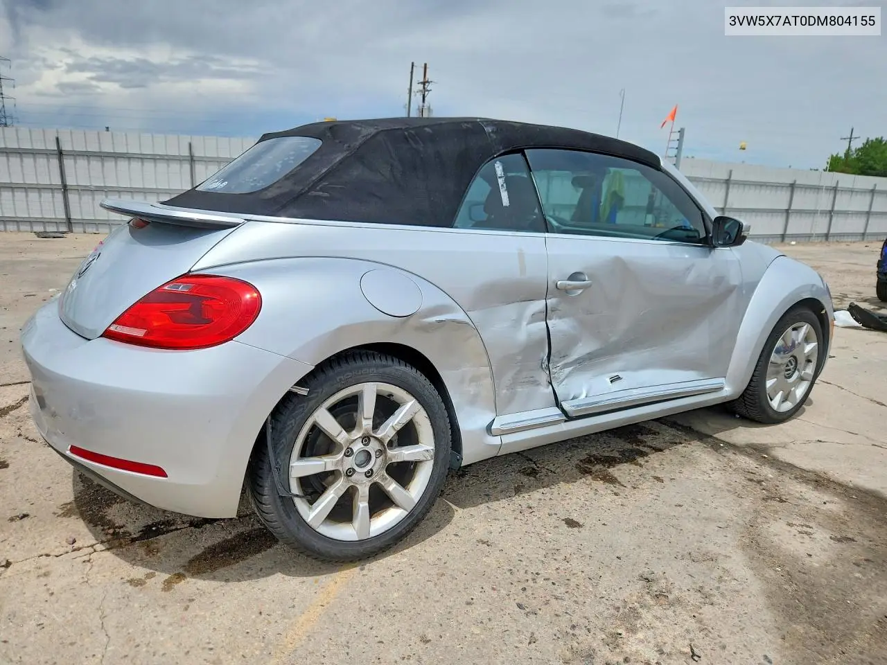2013 Volkswagen Beetle VIN: 3VW5X7AT0DM804155 Lot: 55952446