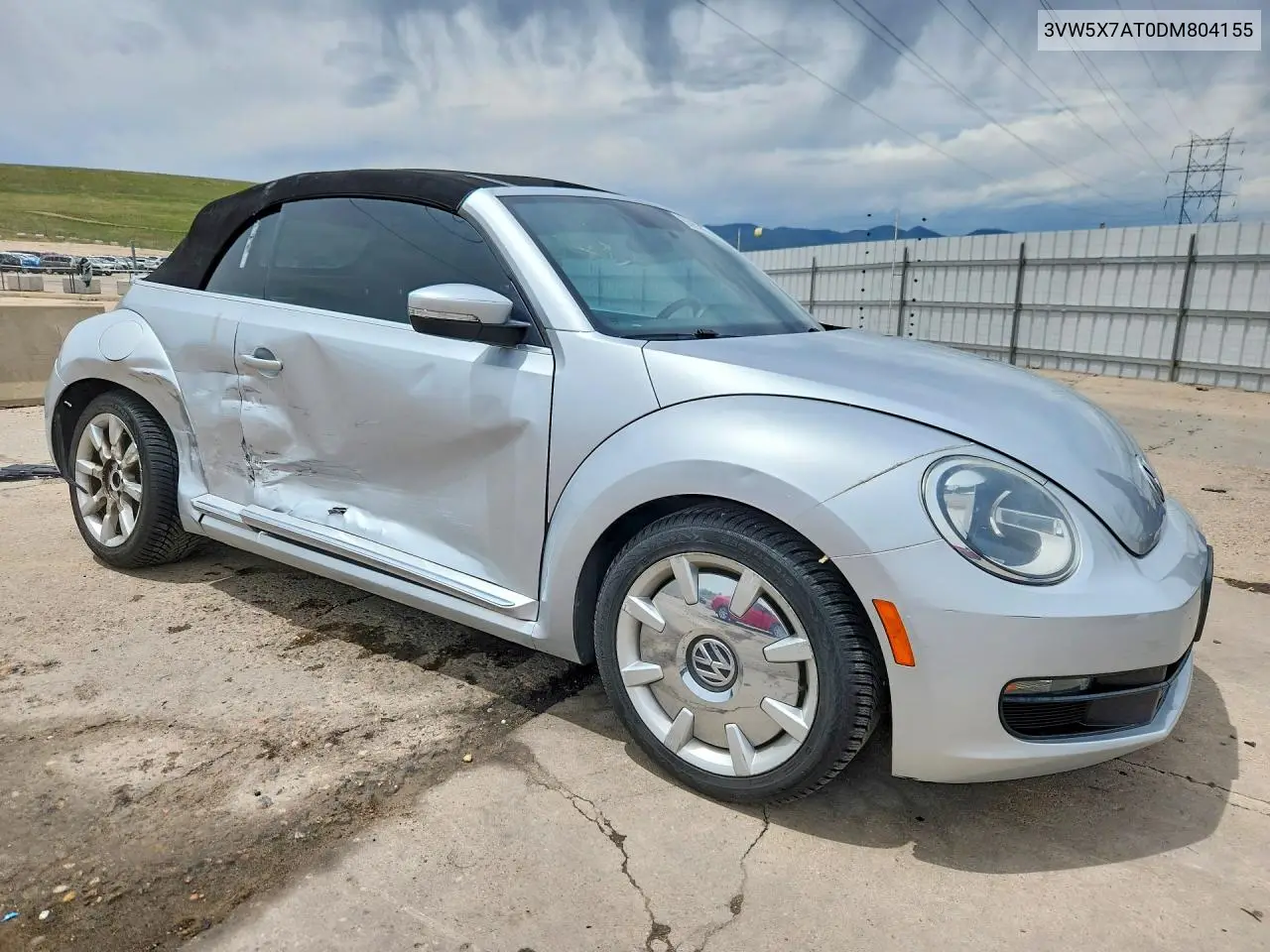2013 Volkswagen Beetle VIN: 3VW5X7AT0DM804155 Lot: 55952446