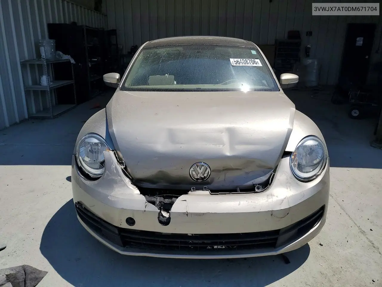 2013 Volkswagen Beetle VIN: 3VWJX7AT0DM671704 Lot: 56408706