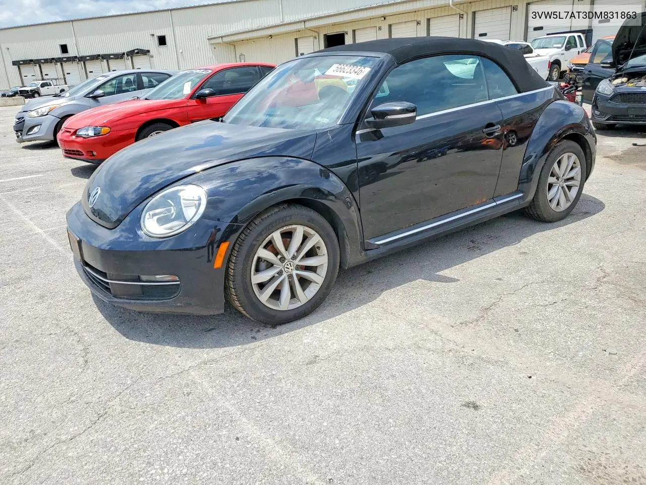 2013 Volkswagen Beetle VIN: 3VW5L7AT3DM831863 Lot: 56623346