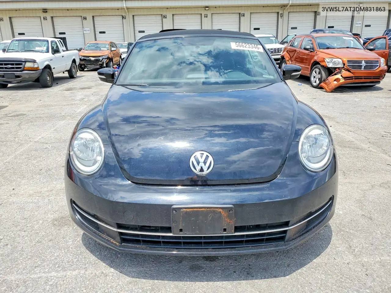 2013 Volkswagen Beetle VIN: 3VW5L7AT3DM831863 Lot: 56623346