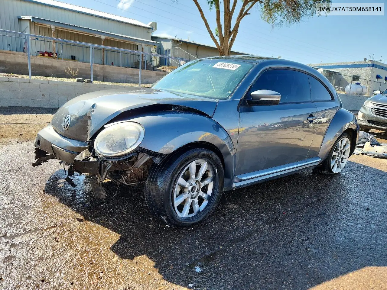 2013 Volkswagen Beetle VIN: 3VWJX7AT5DM658141 Lot: 58109216