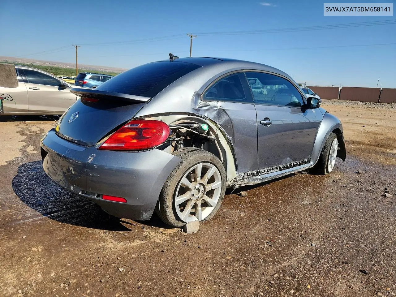 2013 Volkswagen Beetle VIN: 3VWJX7AT5DM658141 Lot: 58109216