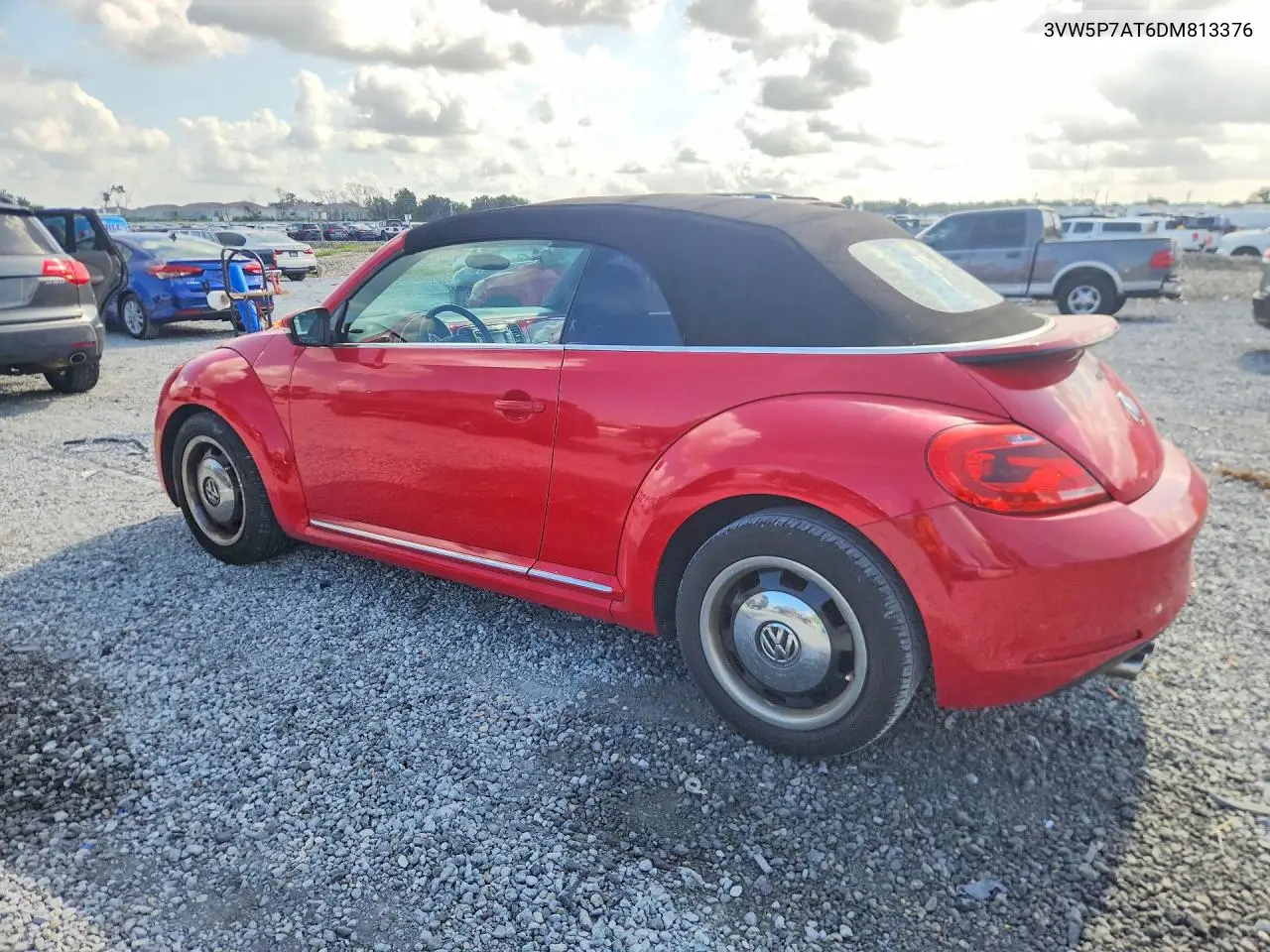 2013 Volkswagen Beetle VIN: 3VW5P7AT6DM813376 Lot: 58420456
