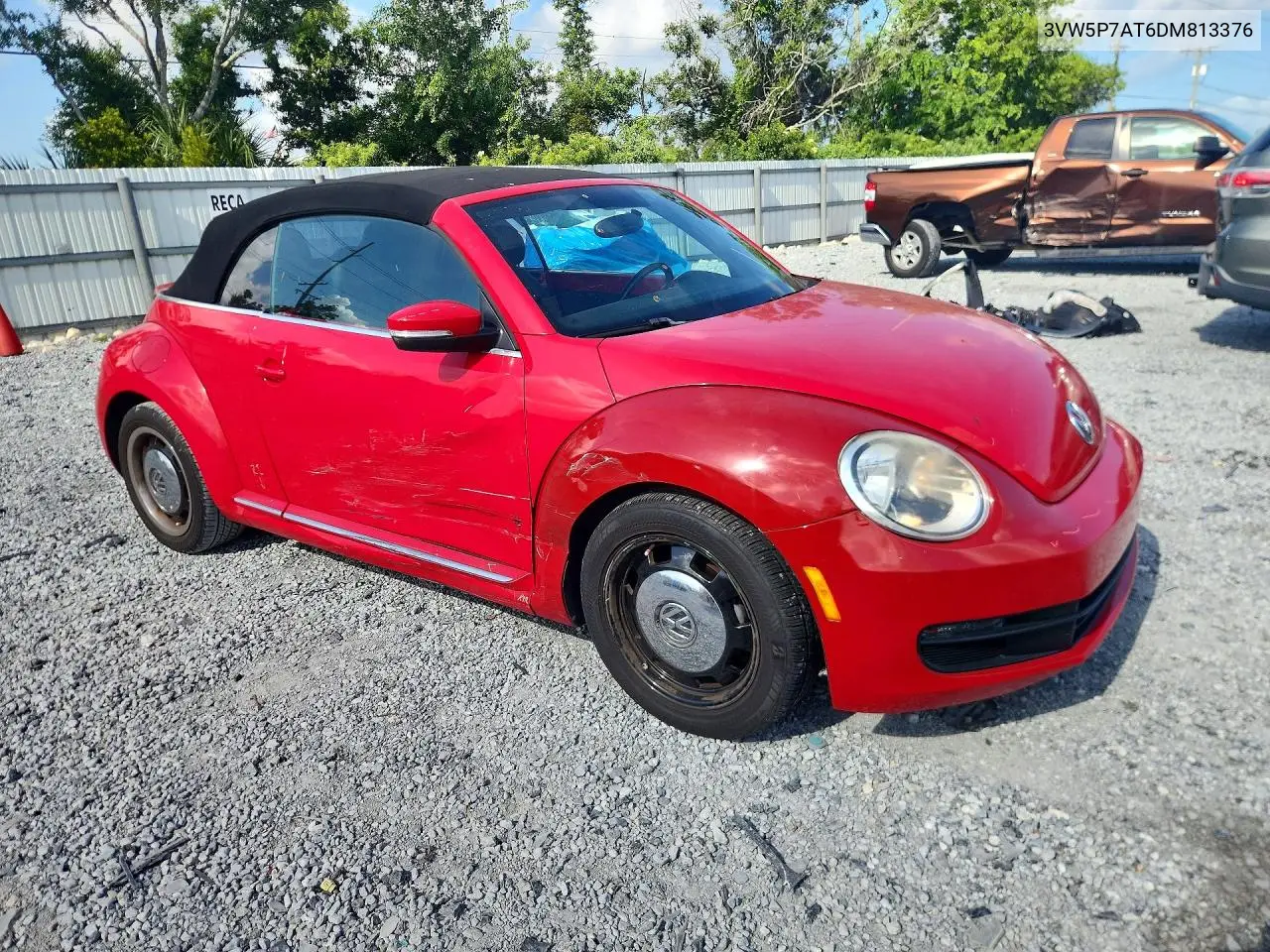 2013 Volkswagen Beetle VIN: 3VW5P7AT6DM813376 Lot: 58420456