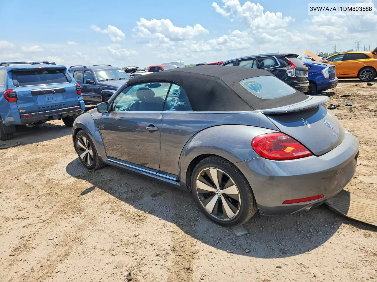 2013 Volkswagen Beetle Turbo VIN: 3VW7A7AT1DM803588 Lot: 58817786
