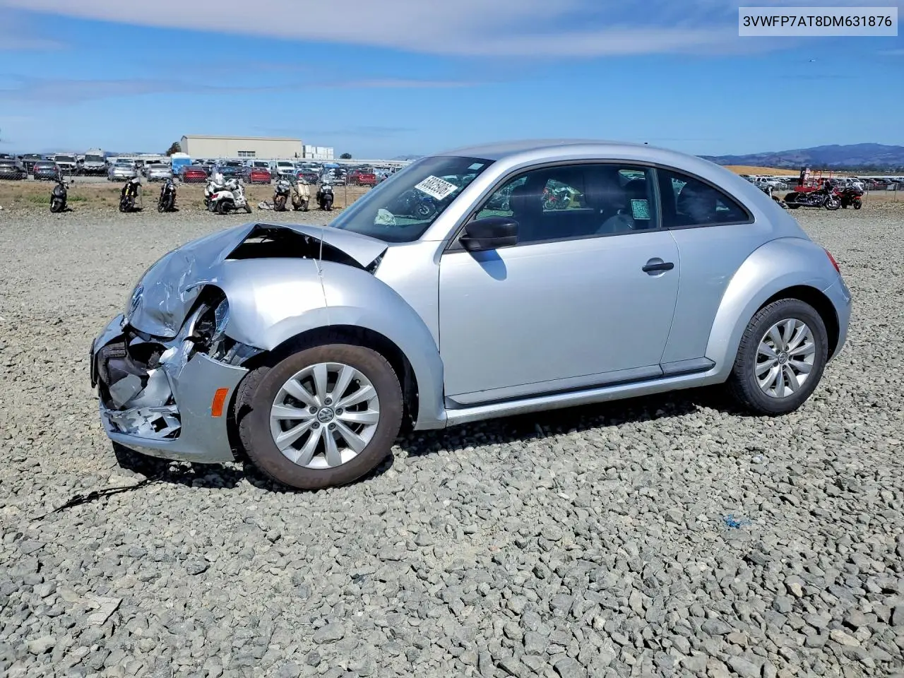2013 Volkswagen Beetle VIN: 3VWFP7AT8DM631876 Lot: 58825906