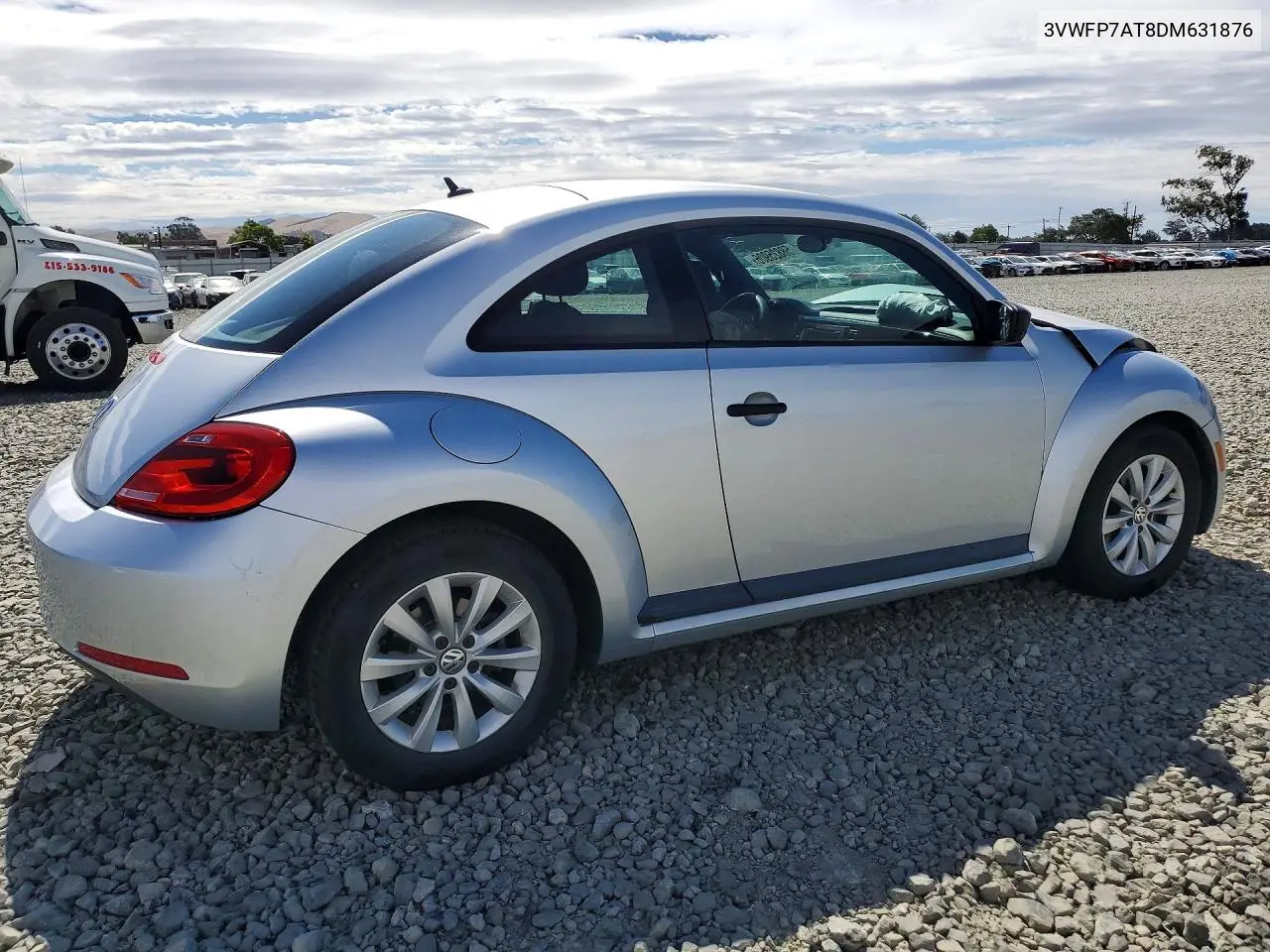 2013 Volkswagen Beetle VIN: 3VWFP7AT8DM631876 Lot: 58825906