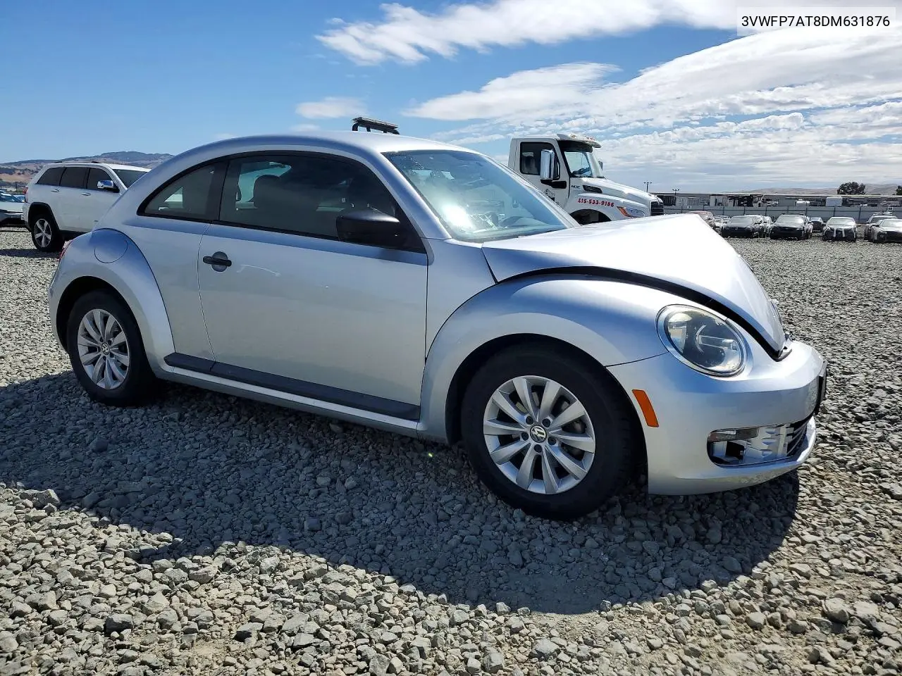 2013 Volkswagen Beetle VIN: 3VWFP7AT8DM631876 Lot: 58825906