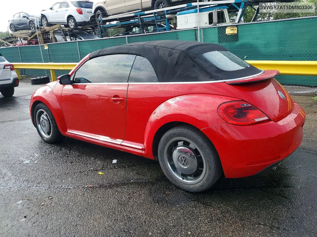 2013 Volkswagen Beetle VIN: 3VW5X7AT1DM803306 Lot: 58910456