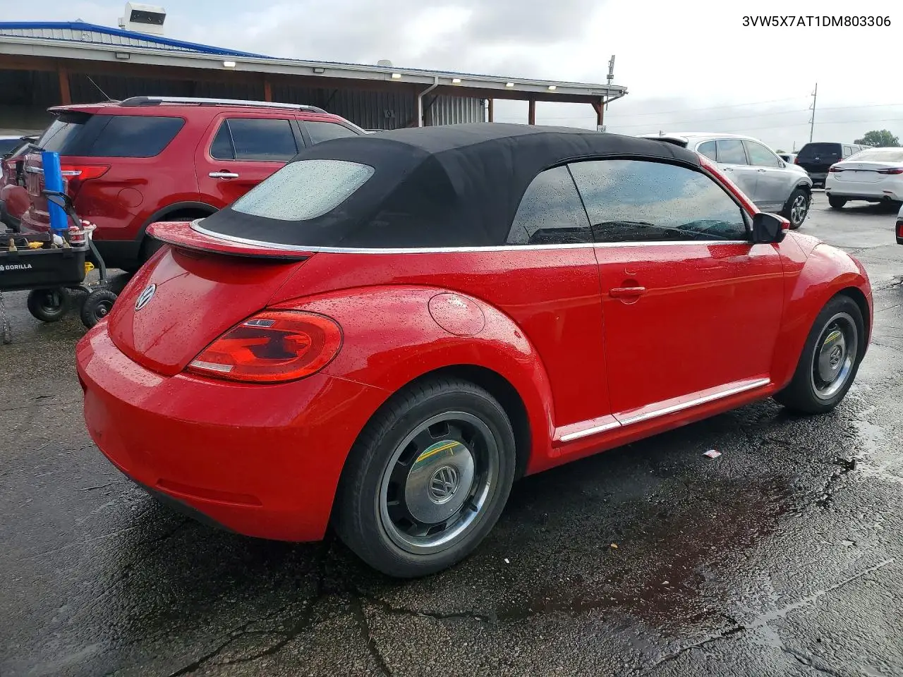 2013 Volkswagen Beetle VIN: 3VW5X7AT1DM803306 Lot: 58910456