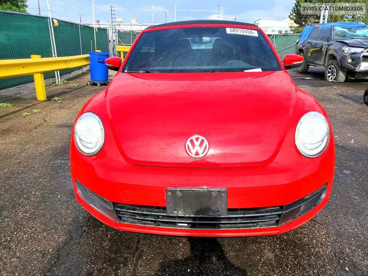 2013 Volkswagen Beetle VIN: 3VW5X7AT1DM803306 Lot: 58910456