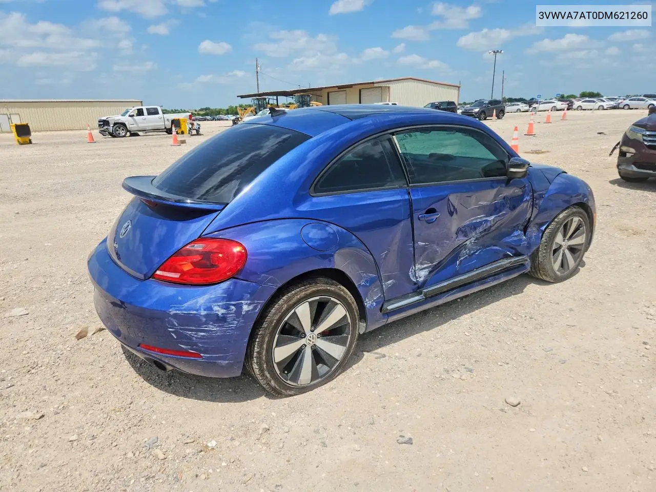 2013 Volkswagen Beetle Turbo VIN: 3VWVA7AT0DM621260 Lot: 58920166