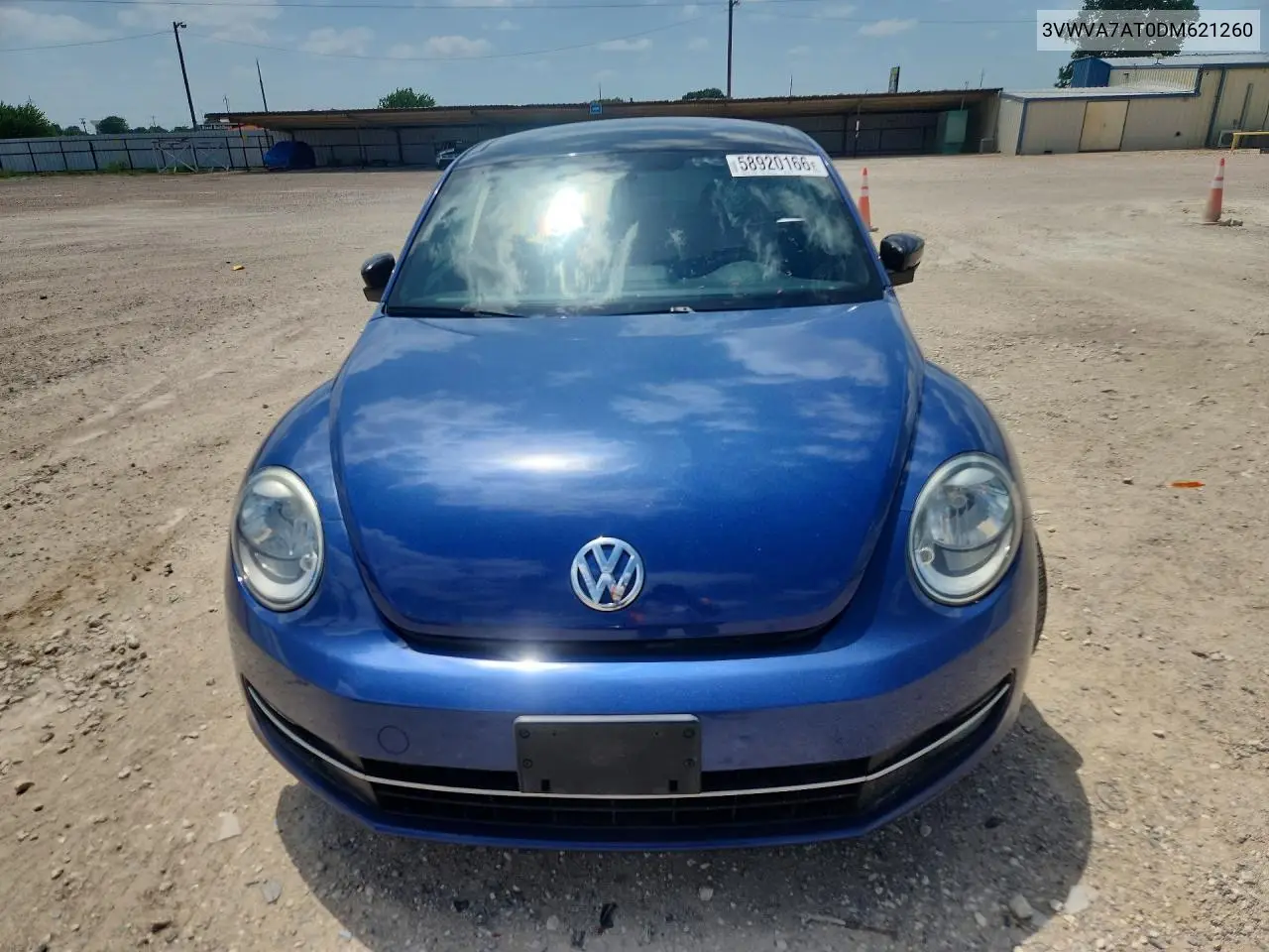 2013 Volkswagen Beetle Turbo VIN: 3VWVA7AT0DM621260 Lot: 58920166