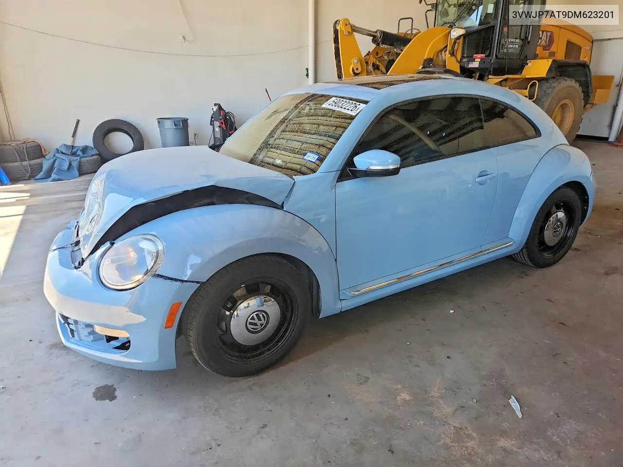 2013 Volkswagen Beetle VIN: 3VWJP7AT9DM623201 Lot: 59032226