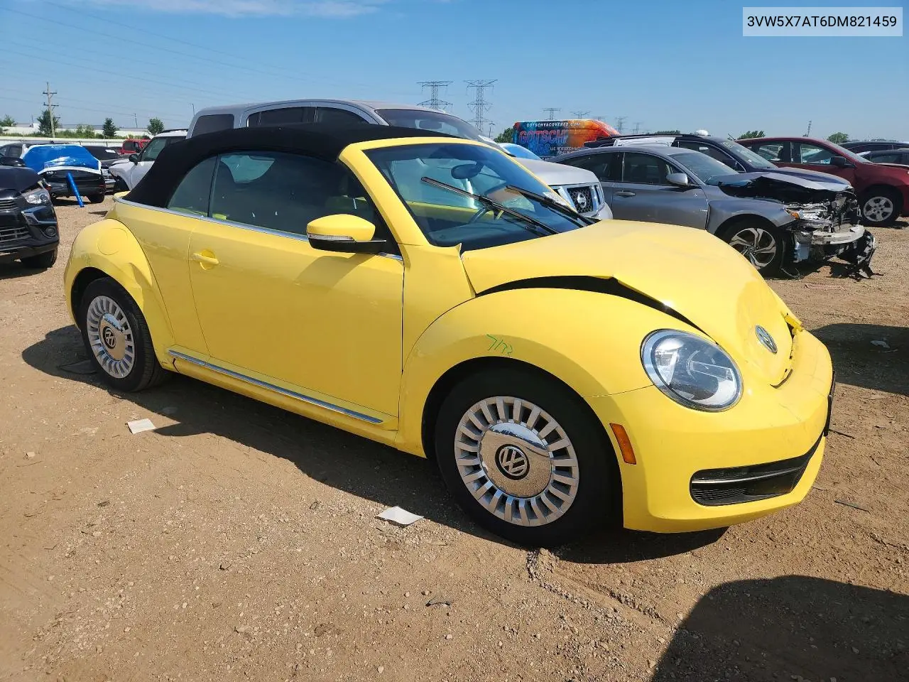 2013 Volkswagen Beetle VIN: 3VW5X7AT6DM821459 Lot: 59854516