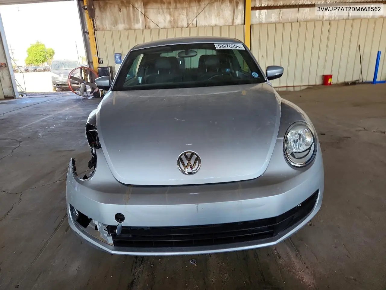 2013 Volkswagen Beetle VIN: 3VWJP7AT2DM668562 Lot: 59876356