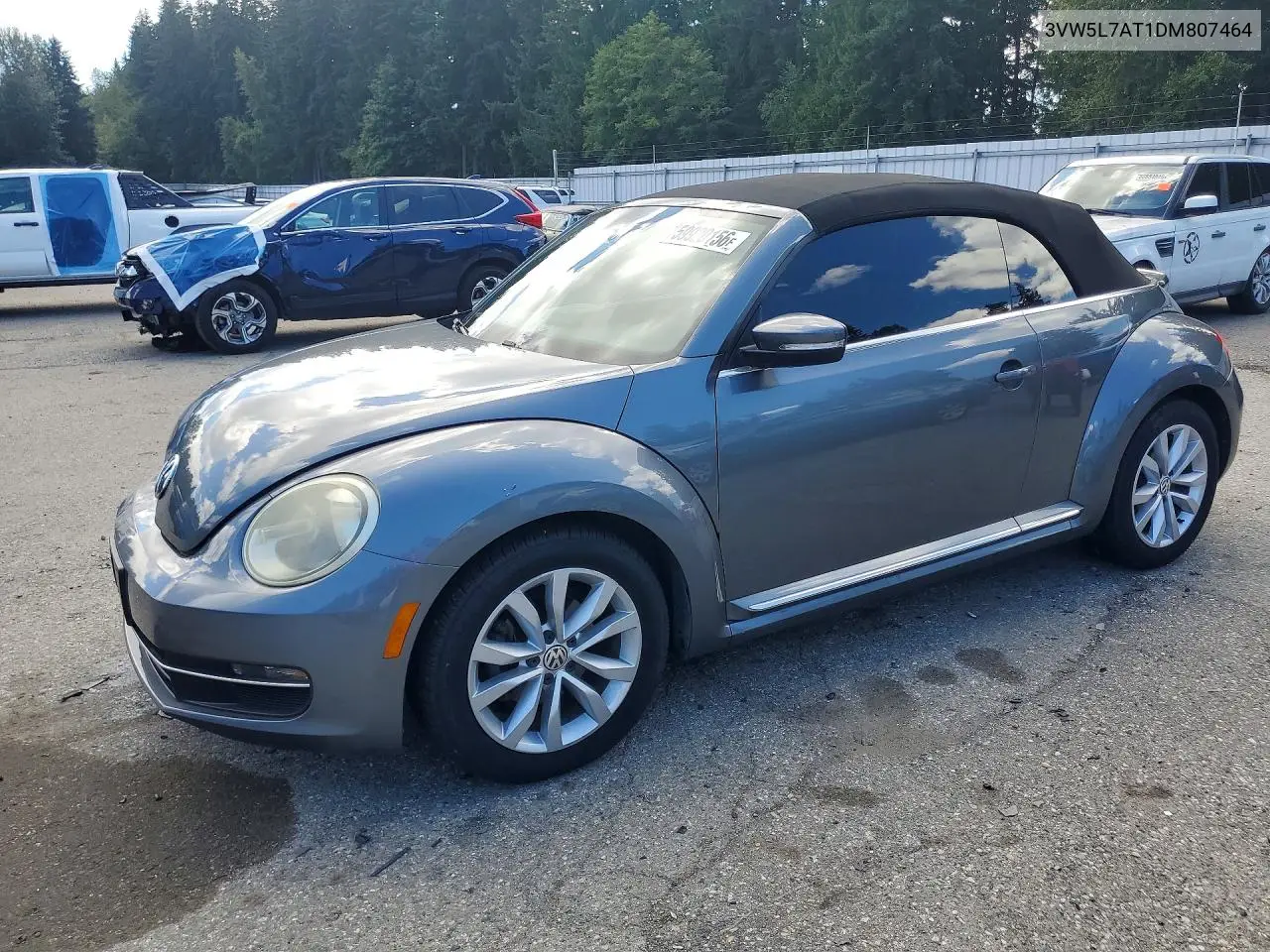2013 Volkswagen Beetle VIN: 3VW5L7AT1DM807464 Lot: 59920156