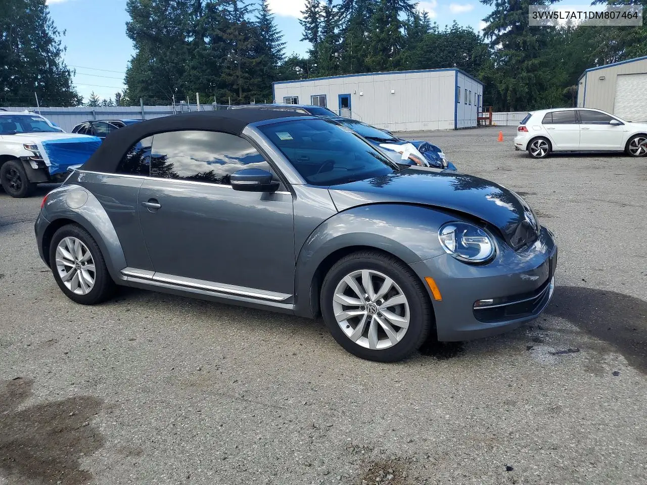 2013 Volkswagen Beetle VIN: 3VW5L7AT1DM807464 Lot: 59920156