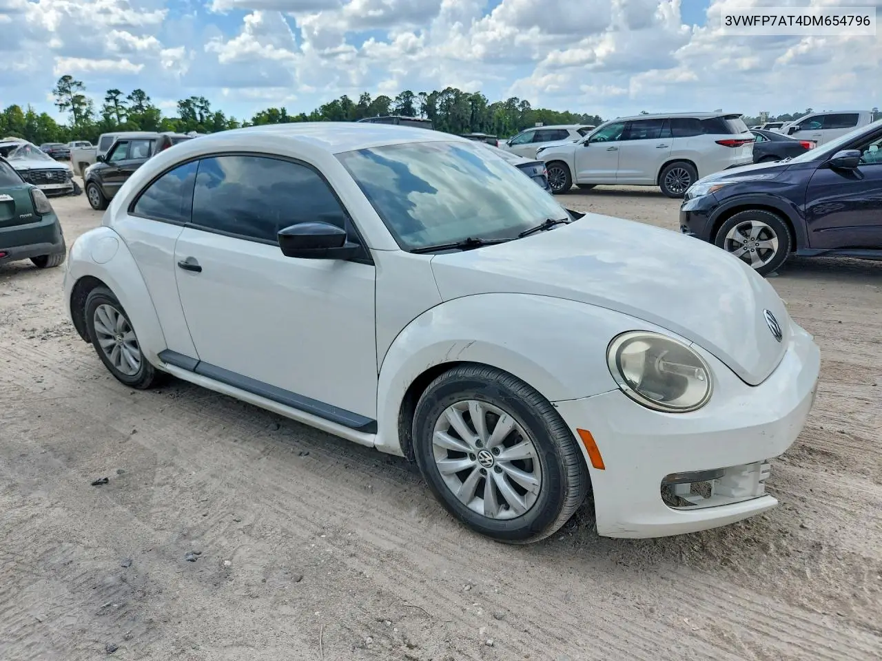 2013 Volkswagen Beetle VIN: 3VWFP7AT4DM654796 Lot: 60019886