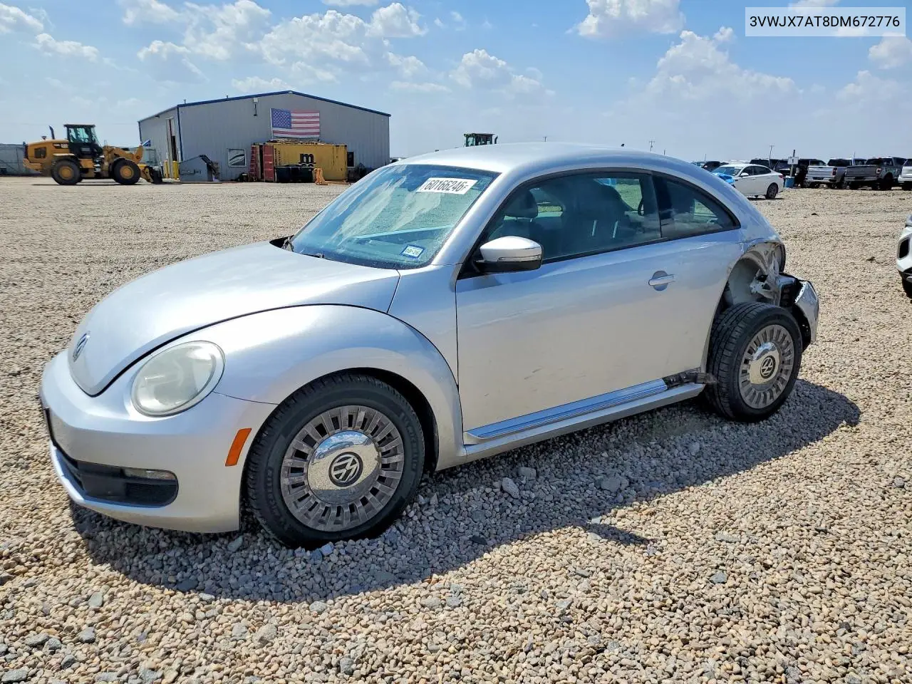 2013 Volkswagen Beetle VIN: 3VWJX7AT8DM672776 Lot: 60166246