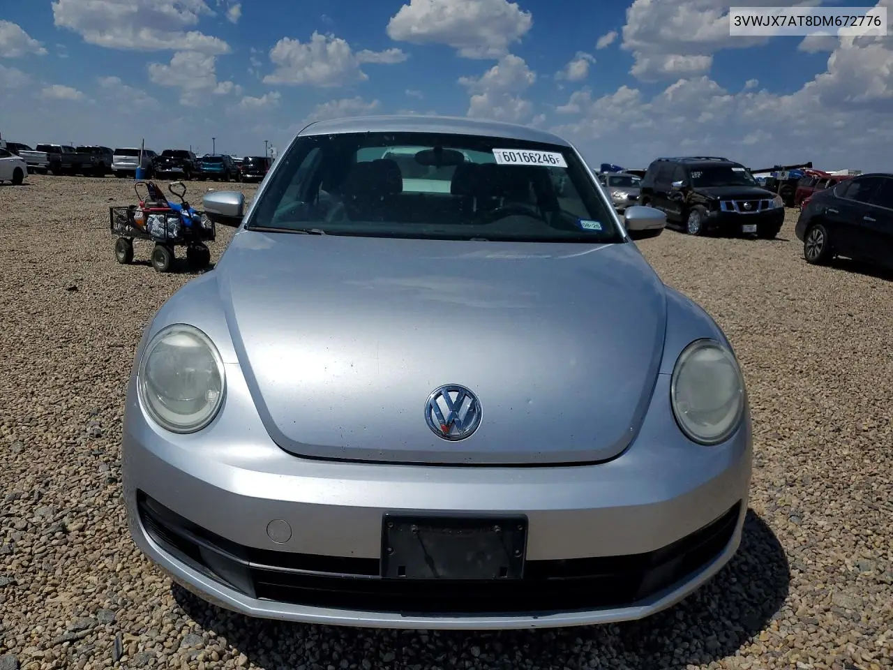 2013 Volkswagen Beetle VIN: 3VWJX7AT8DM672776 Lot: 60166246