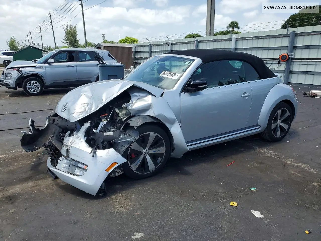 2013 Volkswagen Beetle Turbo VIN: 3VW7A7AT4DM816402 Lot: 60255436