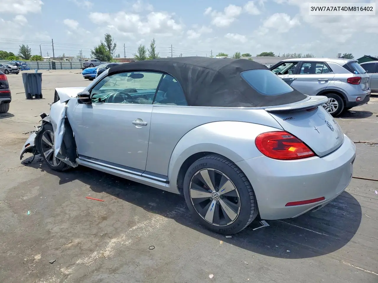 2013 Volkswagen Beetle Turbo VIN: 3VW7A7AT4DM816402 Lot: 60255436
